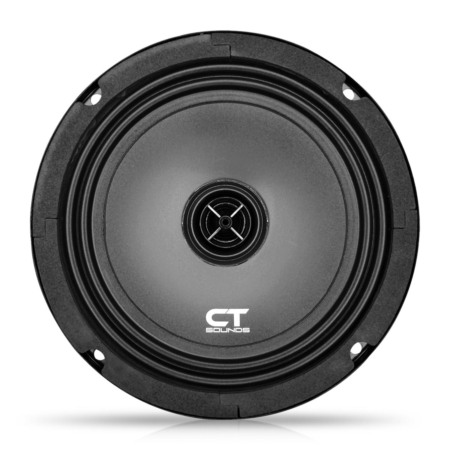 CT Sounds CT Sounds Tropo 6.5 160 Watt Shallow-Mount Coaxial Car Speakers - Pair