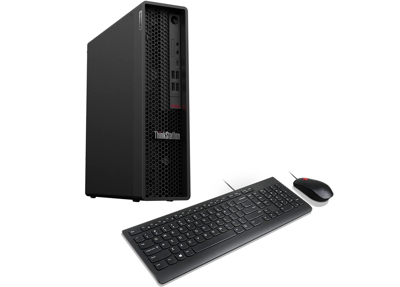Lenovo Lenovo ThinkStation P340 SFF Home & Business Mini Desktop (Intel i7-10700 8-Core, 16GB RAM, 6TB HDD (3.5), T1000, USB 3.2, USB 3.1, Display Port, SD Card, Win 10 Pro). (Renewed)