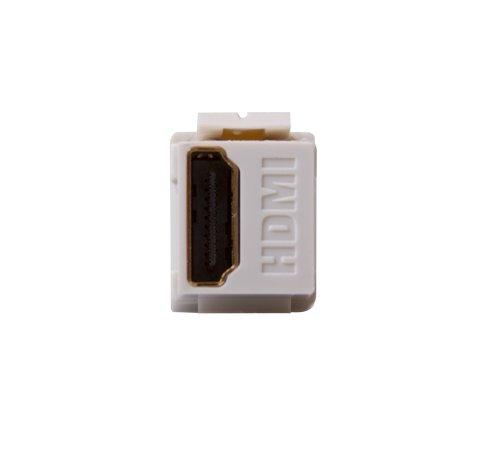 Leviton Leviton 40834-I Feed Through, QuickPort HDMI Connector, Ivory
