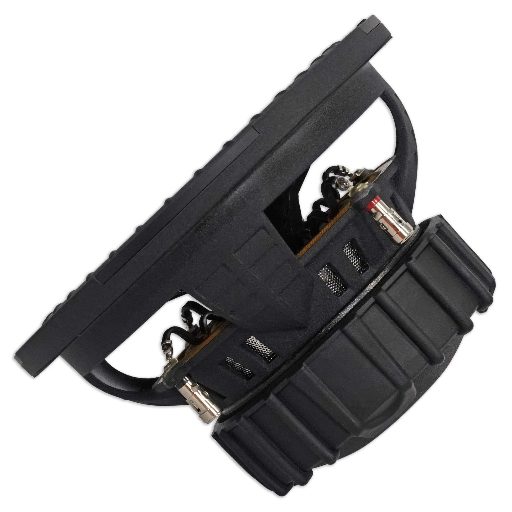 KICKER Kicker 44CVX104 Comp VX CVX 10\" 1200W Car Subwoofer Bundle with Rockville RSV10 Single Vented Subwoofer Enclosure Box and Single Sub Box Enclosure Installation Kit