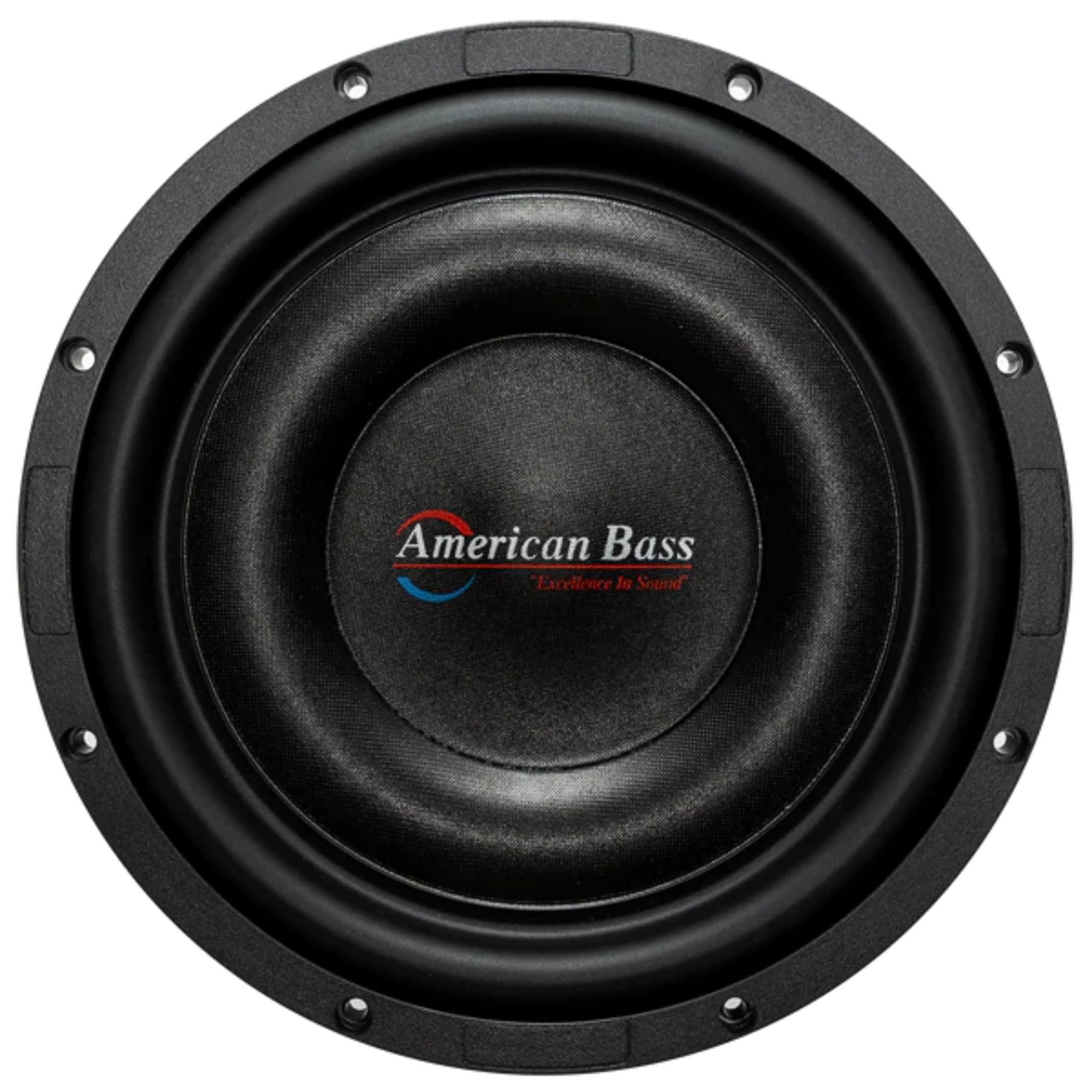 American Bass American Bass Titanium 1044 10"" 500 Watt RMS 4-Ohm DVC Shallow Subwoofer, white