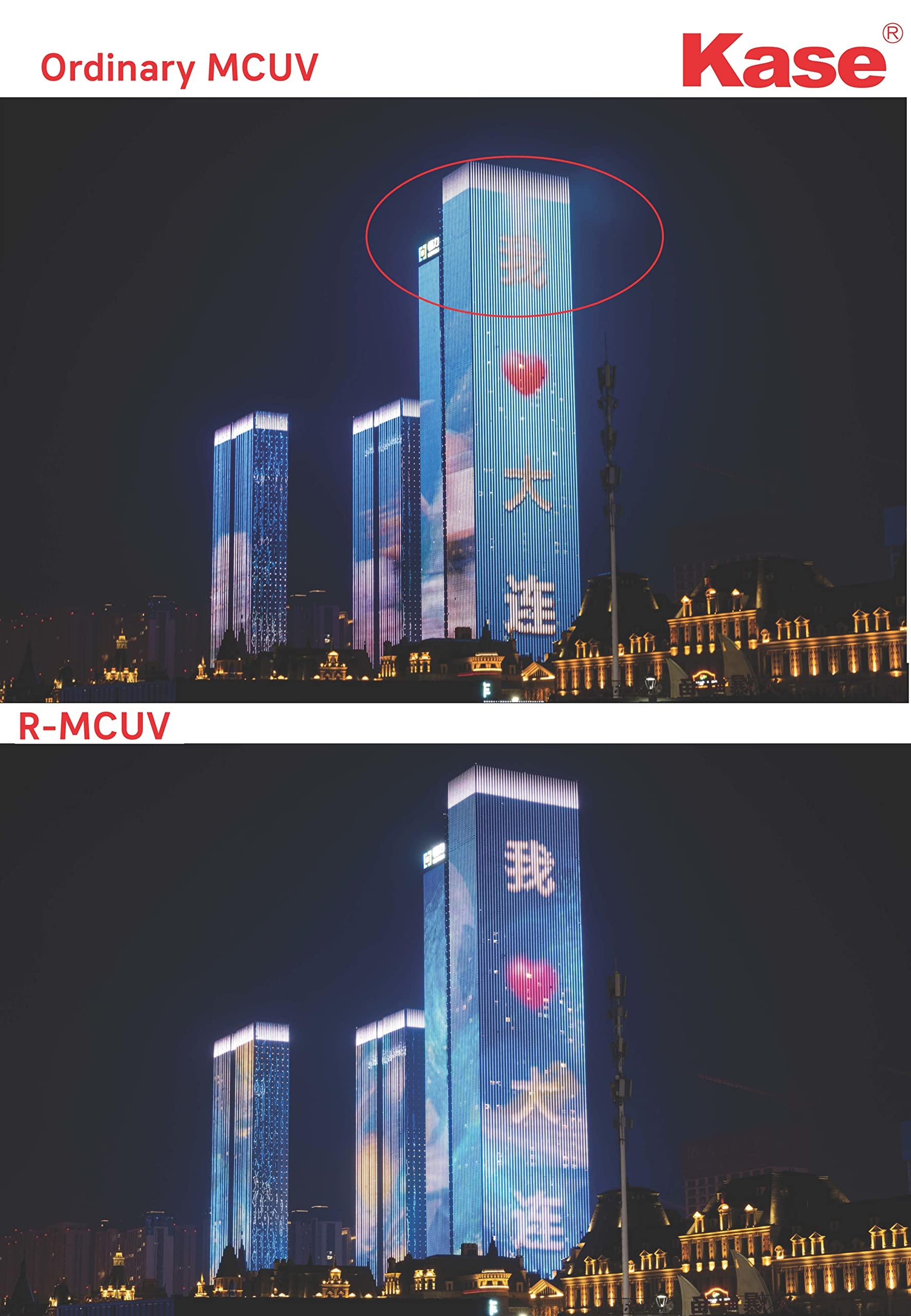 Kase KASE 62mm R-MCUV Screw-in Filter Anti-Ghosting Anti-Flare Low Reflection Optical Glass