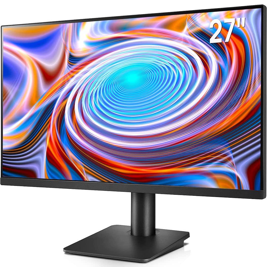 HP HP EliteDesk 800 G3 SFF Desktop Computer PC,i5 7TH Gen,27'FHD Monitor,32GB Ram 2TB NVMe M.2 SSD + 3TB HDD,NVIDIA GeForce GT 1030 2GB,WiFi,BT,HDMI,DP,DVD,Wireless K&M + TJJ Mouse PAD (Renewed)