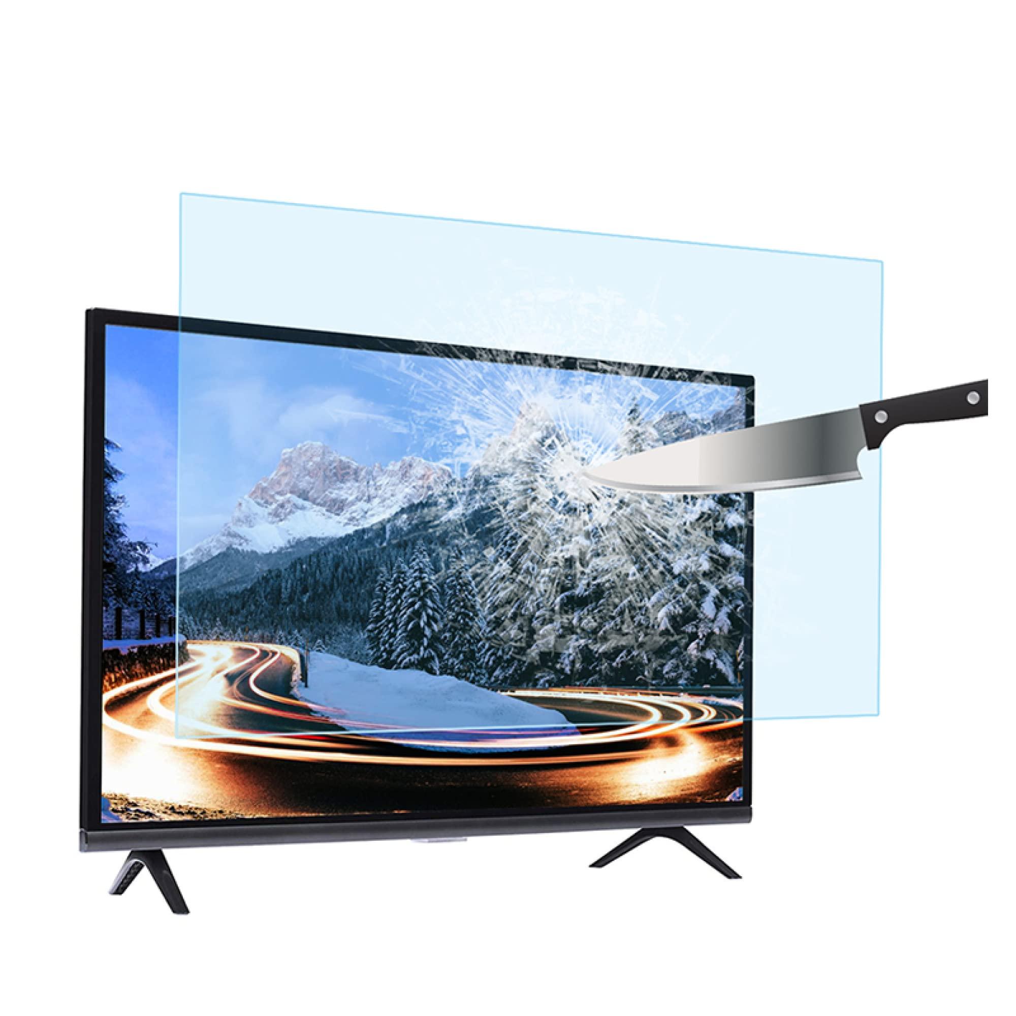 MJYT 32-75 Inch TV Screen Protector Anti Blue Light Anti Glare Screen Filter Relieve Eye Fatigue Ultra-Clear Eye Protection Film for LCD, LED, OLED & QLED 4K HDTV/A / 49 Inches 1075x604 mm