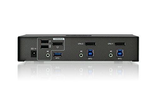IOGEAR IOGEAR 2-Port 4K UHD DisplayPort KVMP Switch with USB 3.0 Hub (TAA Compliant)
