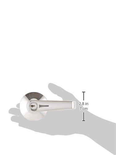 SCHLAGE Schlage F51AELA625 Polished Chrome Elan Keyed Entry F51A Panic Proof Door Lever Schlage Lock Company