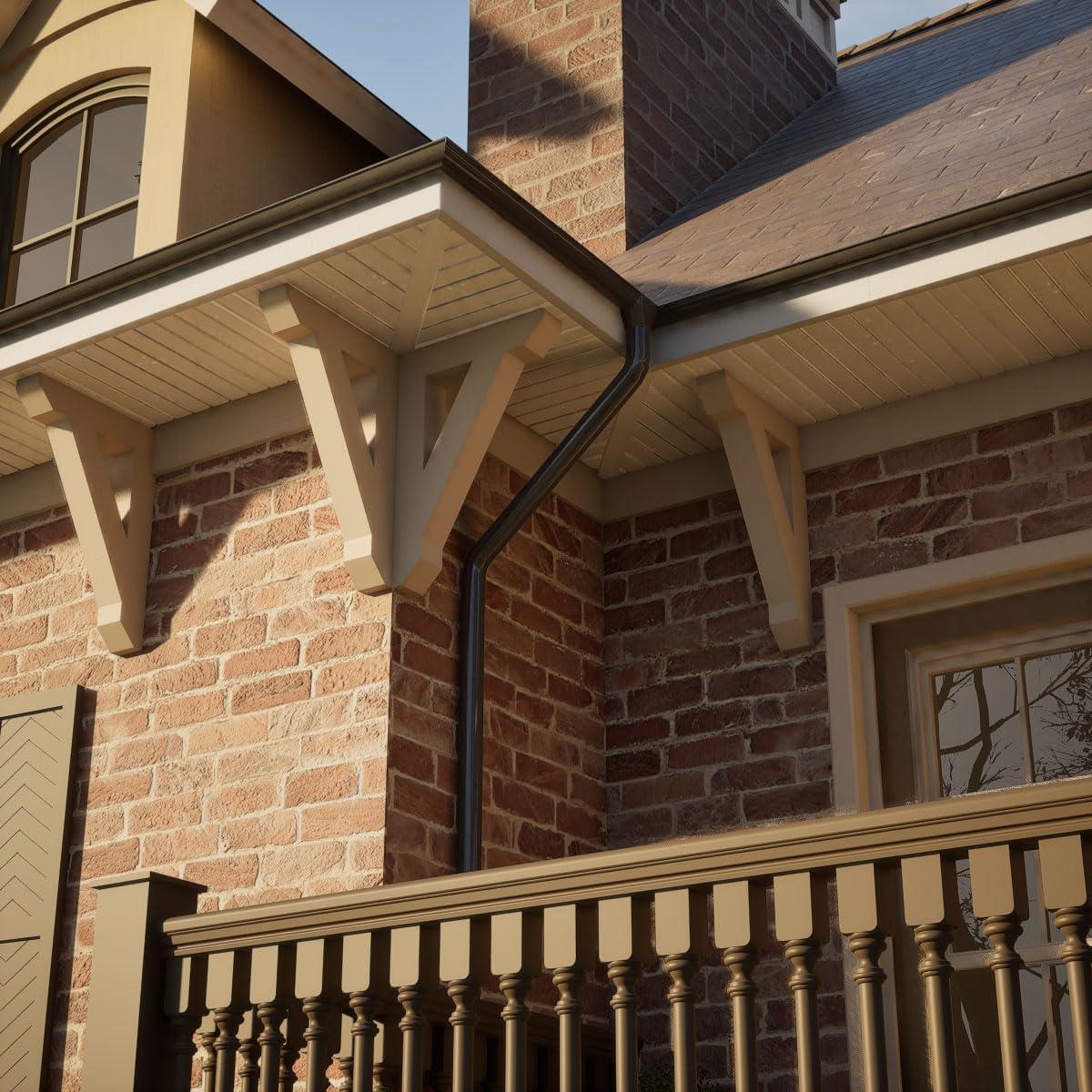 Ekena Millwork Ekena Millwork BKT04X16X24TRA06SDF Traditional Slat Bracket, 16\"D x 24\"H, Rough Sawn Douglas Fir