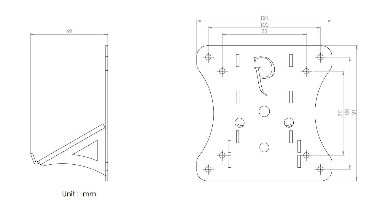 Gladiator Joe GladiatorJOE Monitor Arm/Mount VESA Bracket Compatible S22E360H S22E391H S22E393H S22E395H Plus S24E360HL S24E390HL, S24E391HL S24E393HL S24E395H Plus S27E360F S27E360H S27E391H S27E393H S27E395H