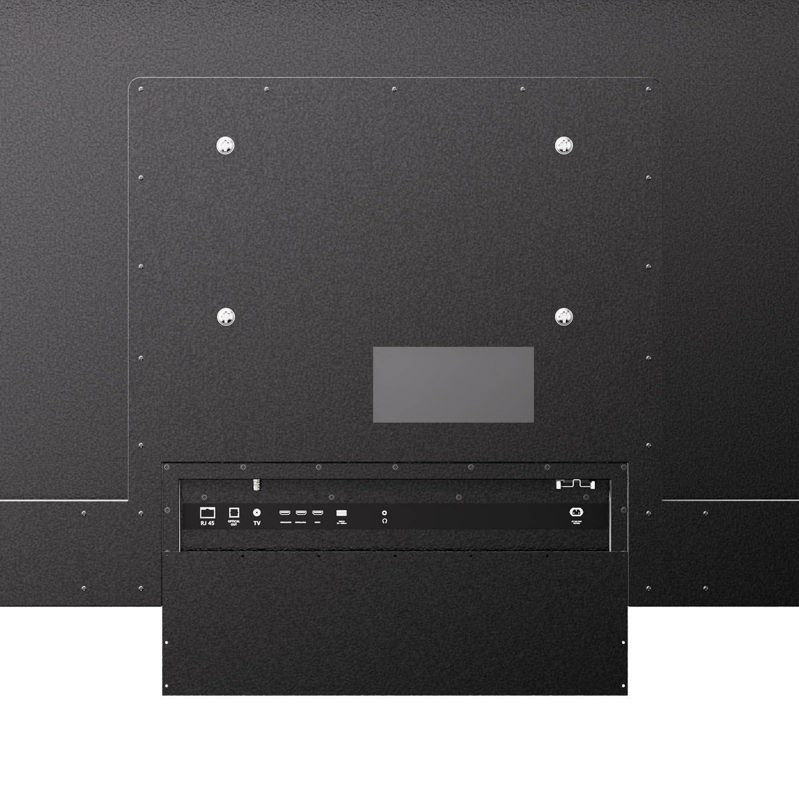 SYLVOX SYLVOX Smart Outdoor TV, 43 inch Outdoor Television Upgraded Google TV, 4K Weatherproof Outside TV, IP55 Waterproof, Google Assistant, Chromecast, 1000 nit Brightness for Partial Sun (Deck Pro 2.0)