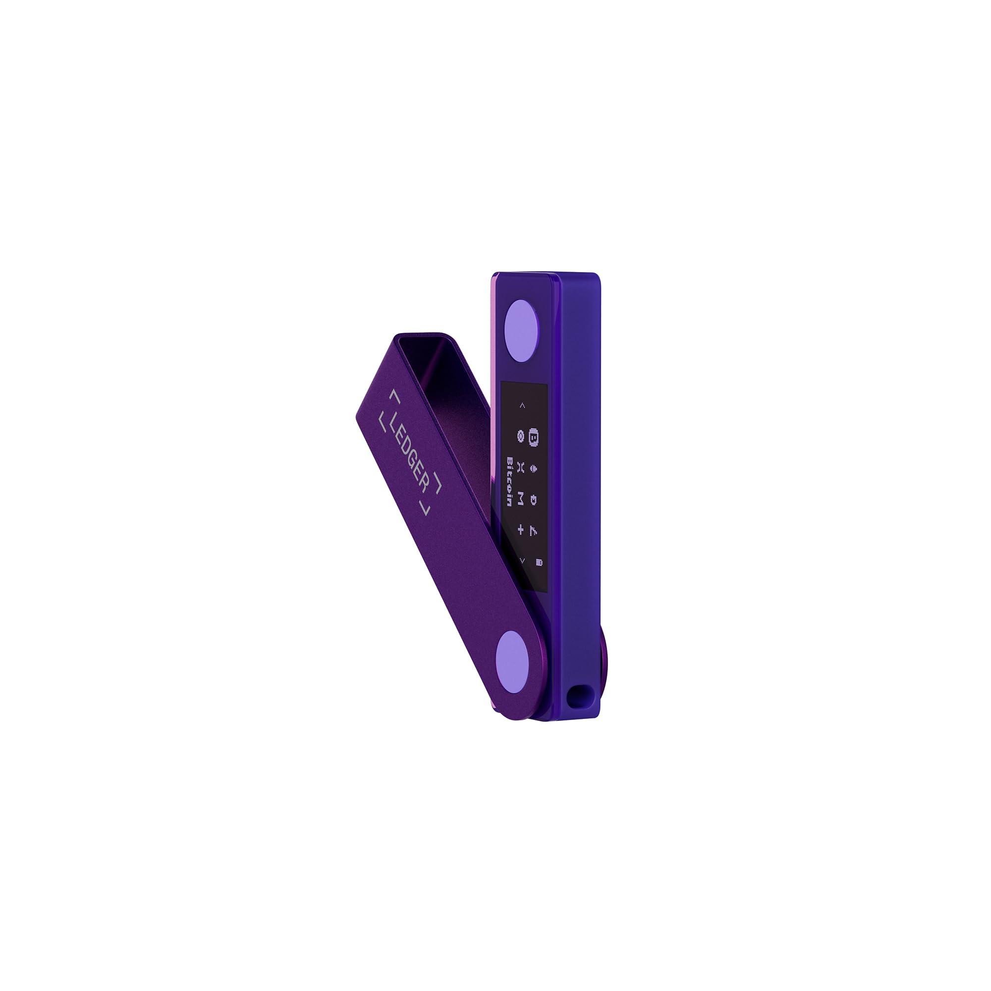 Ledger Ledger Nano X (Amethyst Purple) - Secure and Manage Your Crypto & NFTs on-The-go with Our Bluetooth-Enabled Hardware Wallet