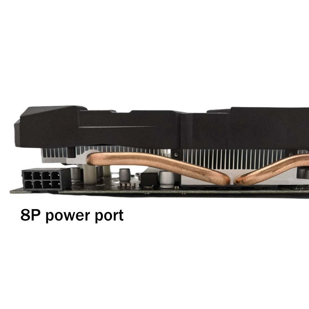 GZSHUNLI GZSHUNLI RX580 8GB 2048SP Graphics Card RX580 Desktop Game Video Car DDR5 256Bit Game HD Graphics Cards, black, 500349667