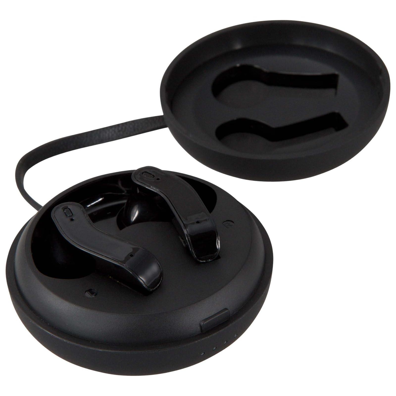 iLive iLive Truly Wire-Free Earbuds with Active Noise Canceling, Charging Case, Includes 3 Set of Ear Tips, Black (IAEBT600B)