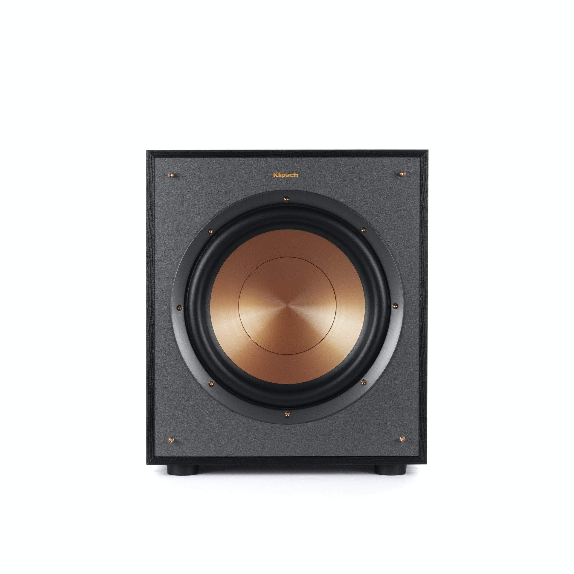 Klipsch Klipsch 2-Pack R-100SW 10\" Subwoofer, Incredibly Deep Bass and an All-Digital Amplifier,14 5\" x 12 5\" x 16 4\"