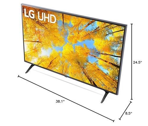 LG LG UHD UQ75 Series 43 (43UQ7590PUB, 2022), Black
