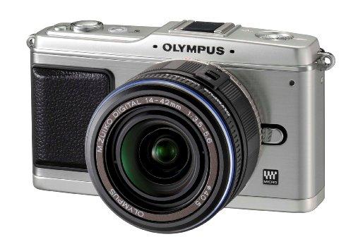 Olympus Olympus PEN E-P1 12.3 MP Micro Four Thirds Interchangeable Lens Digital Camera with 3-inch LCD and Silver 14-42mm f/3.5-5.6 Zuiko Digital Zoom Lens (Silver)