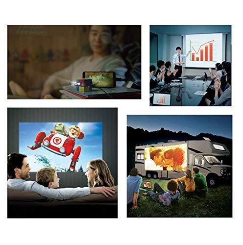 SK UO SK UO Smart Beam, Portable Mini Projector, Compatible with iOS/Android (1.80-inch, Art)