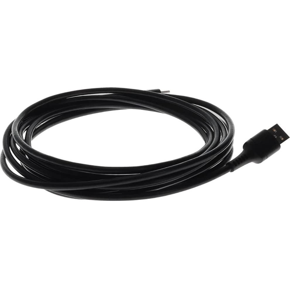 AddOn AddOn 1.0m (3.3ft) USB-C Male to USB 2.0 (A) Male Sync and Charge Black Cable
