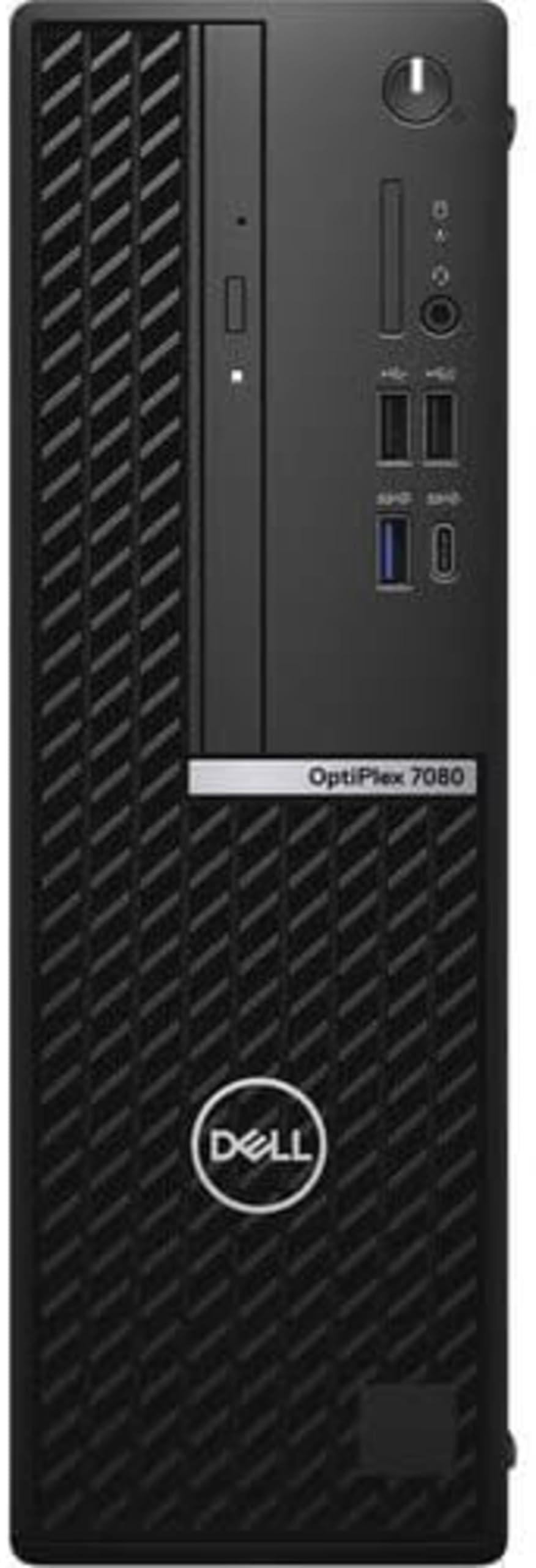 Dell Dell Optiplex 7080 SFF Small Form Factor Desktop | Core i7-10700 - 1TB HDD Hard Drive - 16GB RAM | 8 cores @ 4.8 GHz Win 10 Home Black (Renewed)