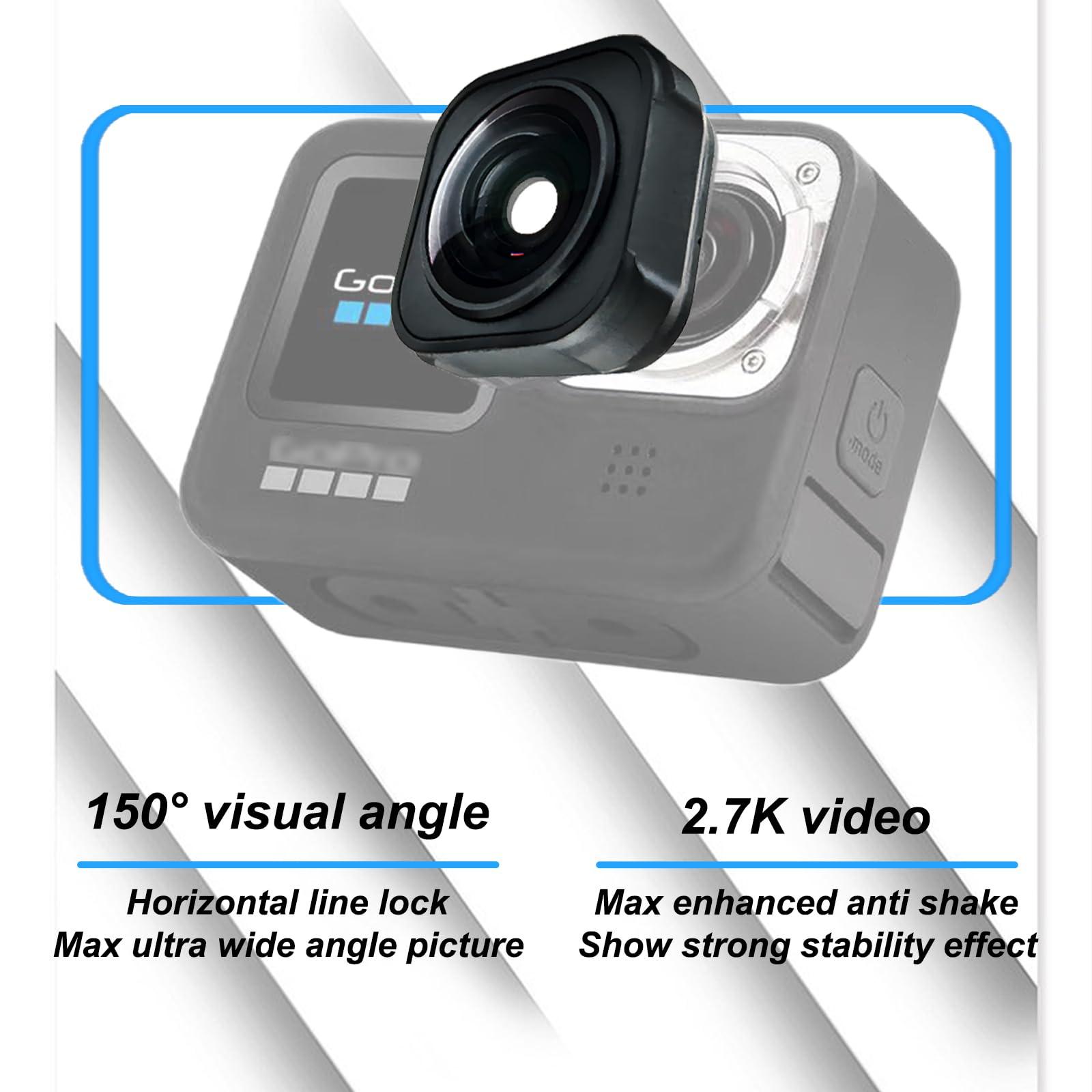 Birgipar Max Lens mod Compatible with GoPro HERO9/10/11/12 Black -