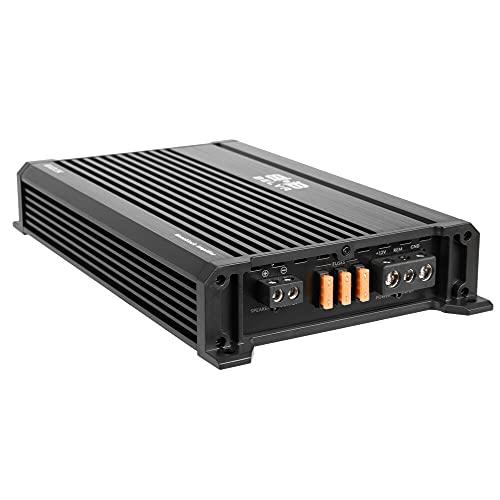 BELVA Belva BXD3K 3000W Peak BX-Series 1-Ohm Stable Class-D Monoblock Car Audio MOSFET Amplifier with Remote Subwoofer Level Control