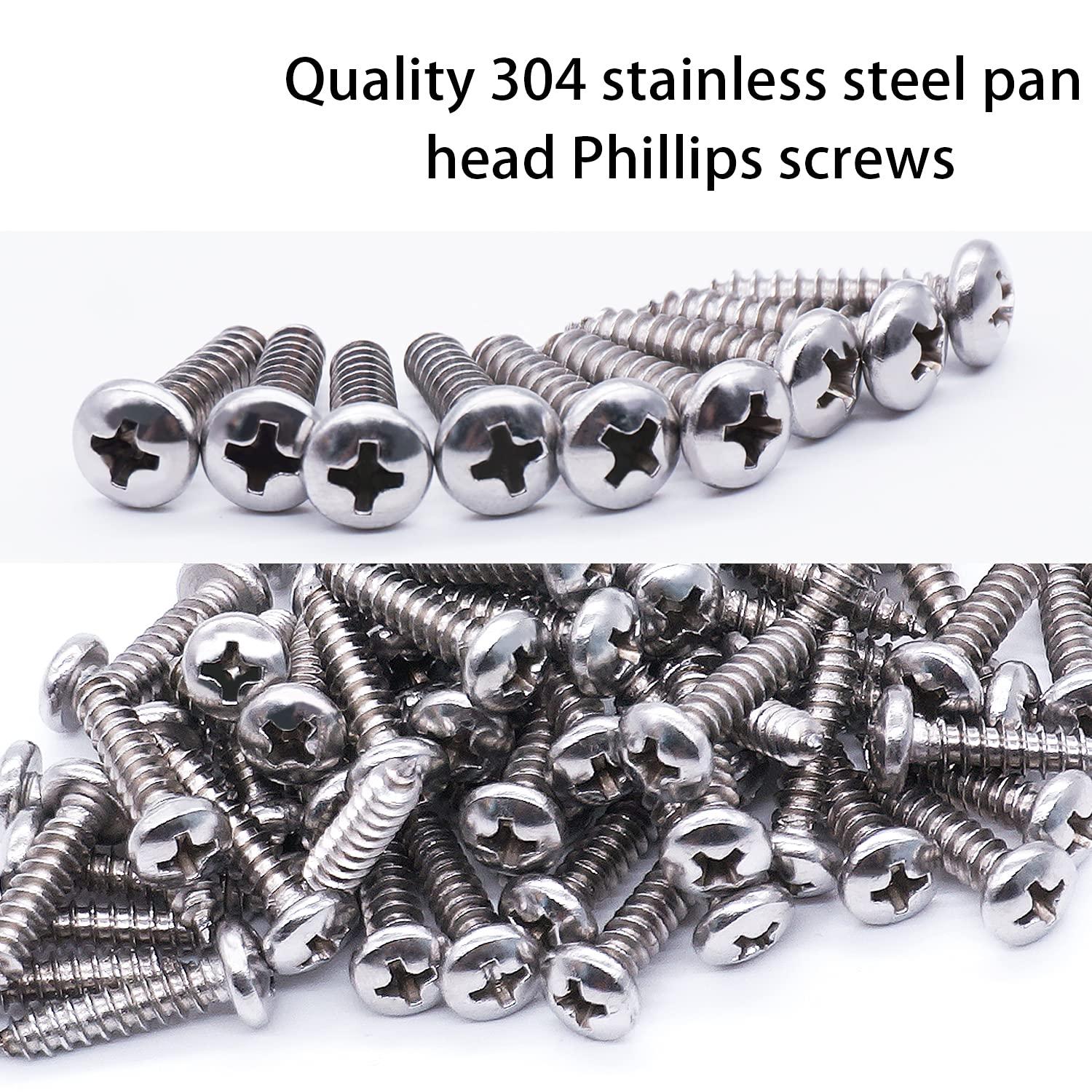 mankk mankk 50PCS 1/2 Inch Rope Light Clips P-Style Mounting Clips Plastic Cable Clamps with Compatible Stainless Steel Pan Head Phillips Screws for Wire Management M-030-W-LS