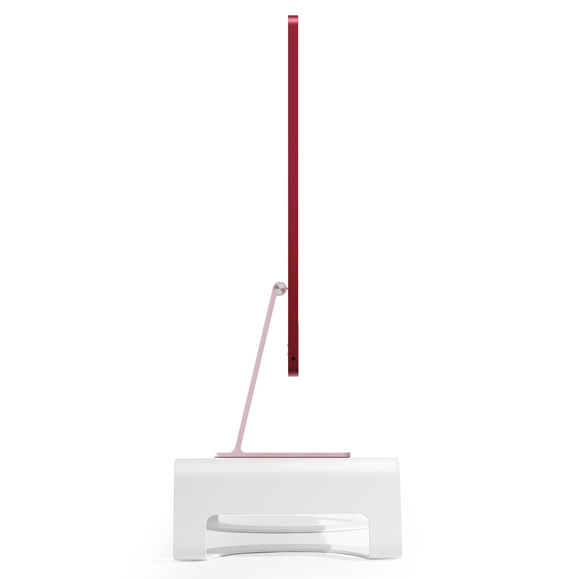 Twelve South Twelve South Curve Riser Monitor Stand | Ergonomic Desktop Stand with Storage Shelf for iMac and Displays, Matte White