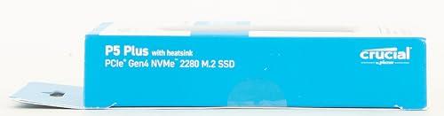 Crucial Crucial P5 Plus 2TB Gen4 NVMe M.2 SSD Internal Gaming SSD with Heatsink, Compatible with PlayStation 5(PS5) - up to 6600MB/s - CT2000P5PSSD5