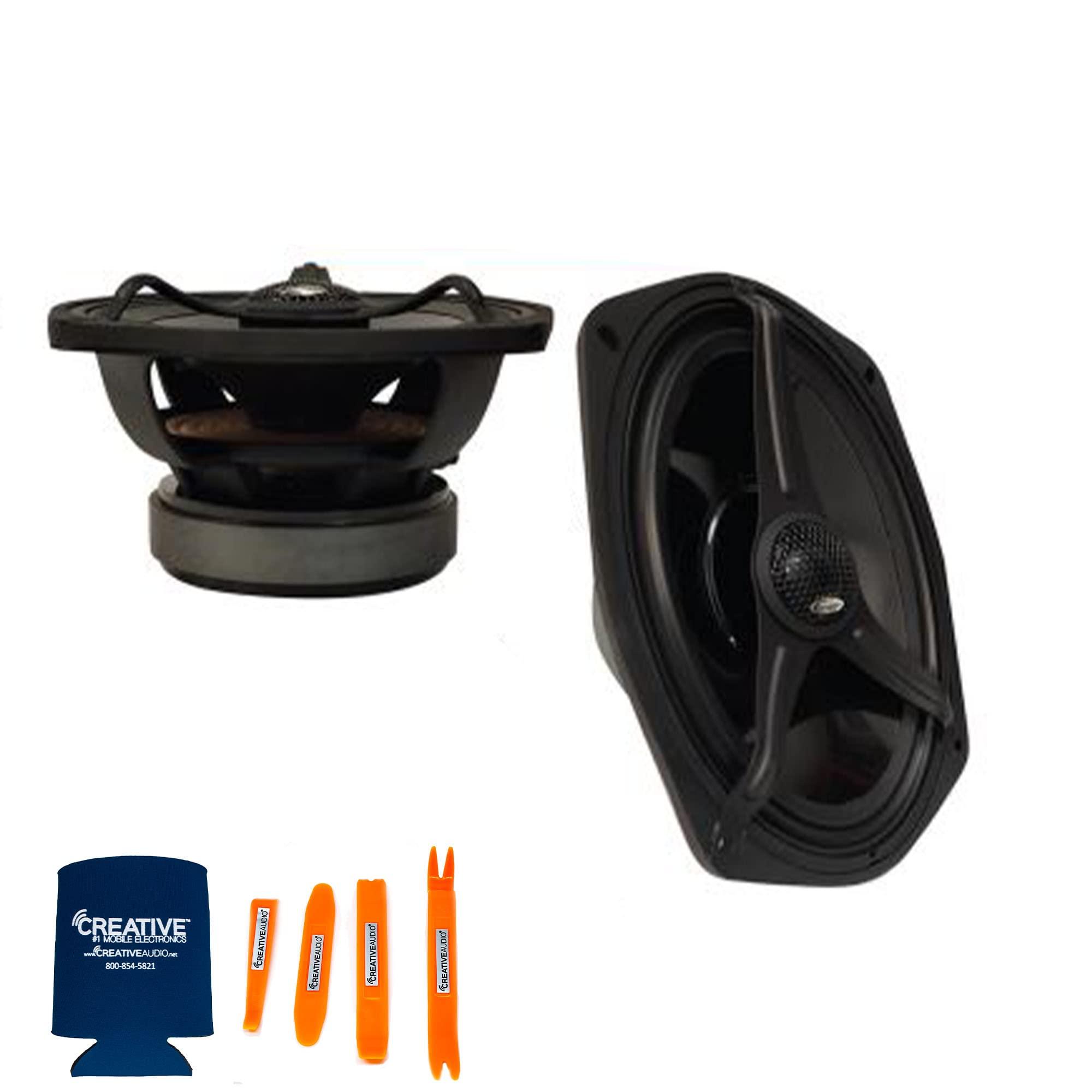 Arc Audio ARC Moto-CX6 6.5" and MOTO-CX69 6x9 High Performance Motorcycle Coax with MOTO-720 4 Channel 720 Watt Motorcycle Amplifier