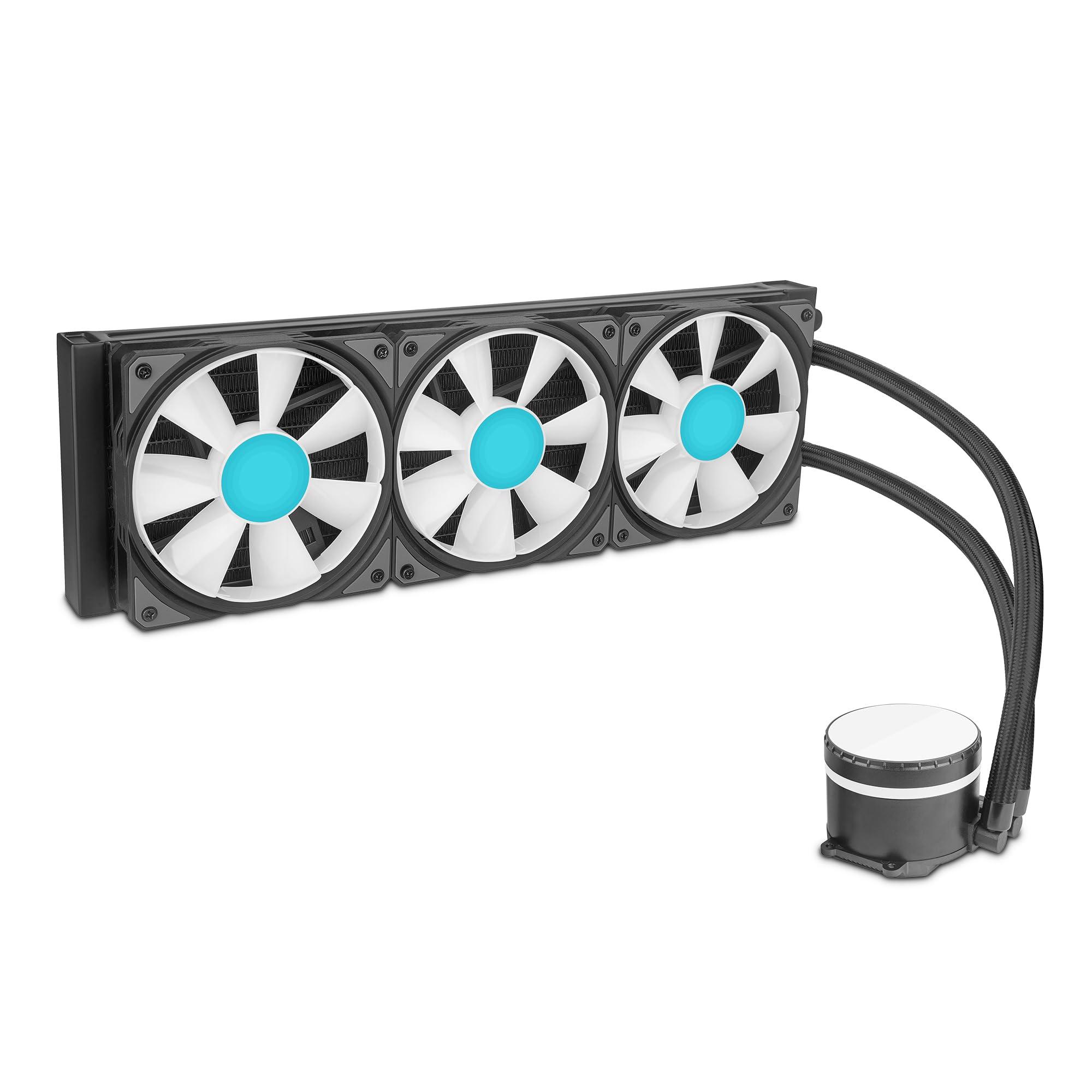 YEYIAN Yeyian CPU Liquid Cooling System PC Gaming Series for Quiet Desktop Computer | 3 RGB 360mm Fans | 2000 RPM | (New 2023)