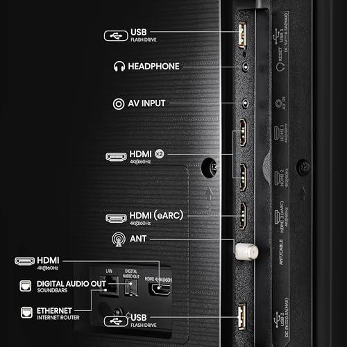 Hisense Hisense A7 Series 65-Inch Class 4K UHD Smart Google TV with Voice Remote, Game Mode Plus, Chromecast Built-in (65A7N, 2024 Model)