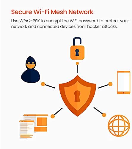 Tenda Tenda Nova Mesh WiFi System MW6 - Covers up to 6000 sq.ft - AC1200 Whole Home WiFi Mesh System - Gigabit Dual-Band Mesh Network for 90 Devices - Replaces Wireless Router and WiFi Extender - 3-Pack