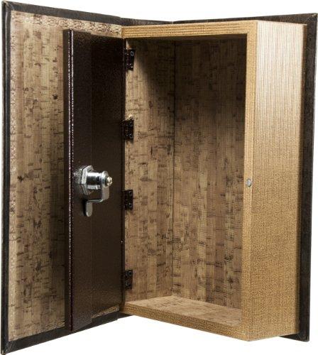 BARSKA Barska Antique Book Lock Box with Key Lock