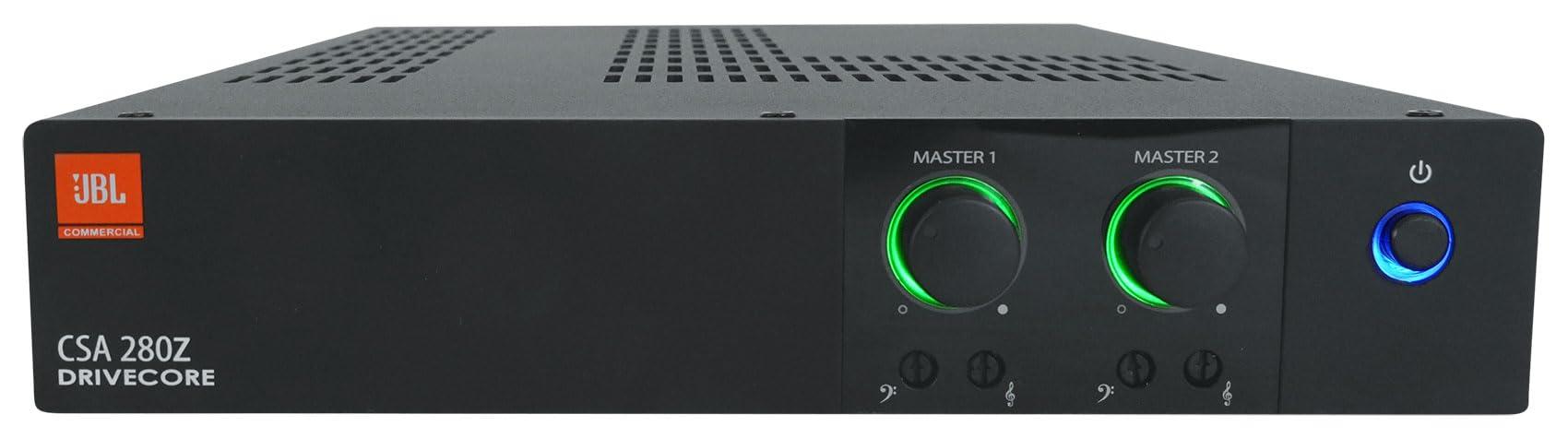 Audiosavings Audiosavings Bundle: (1) JBI CSA 280Z 2 x 80w Commercial 70v Amplifier Amp 4 Restaurant CSA280Z Bundle with (2) 2 Rockville WET-6525B 6.5" 70V Commercial Indoor/Outdoor Wall Speakers (Items 3)