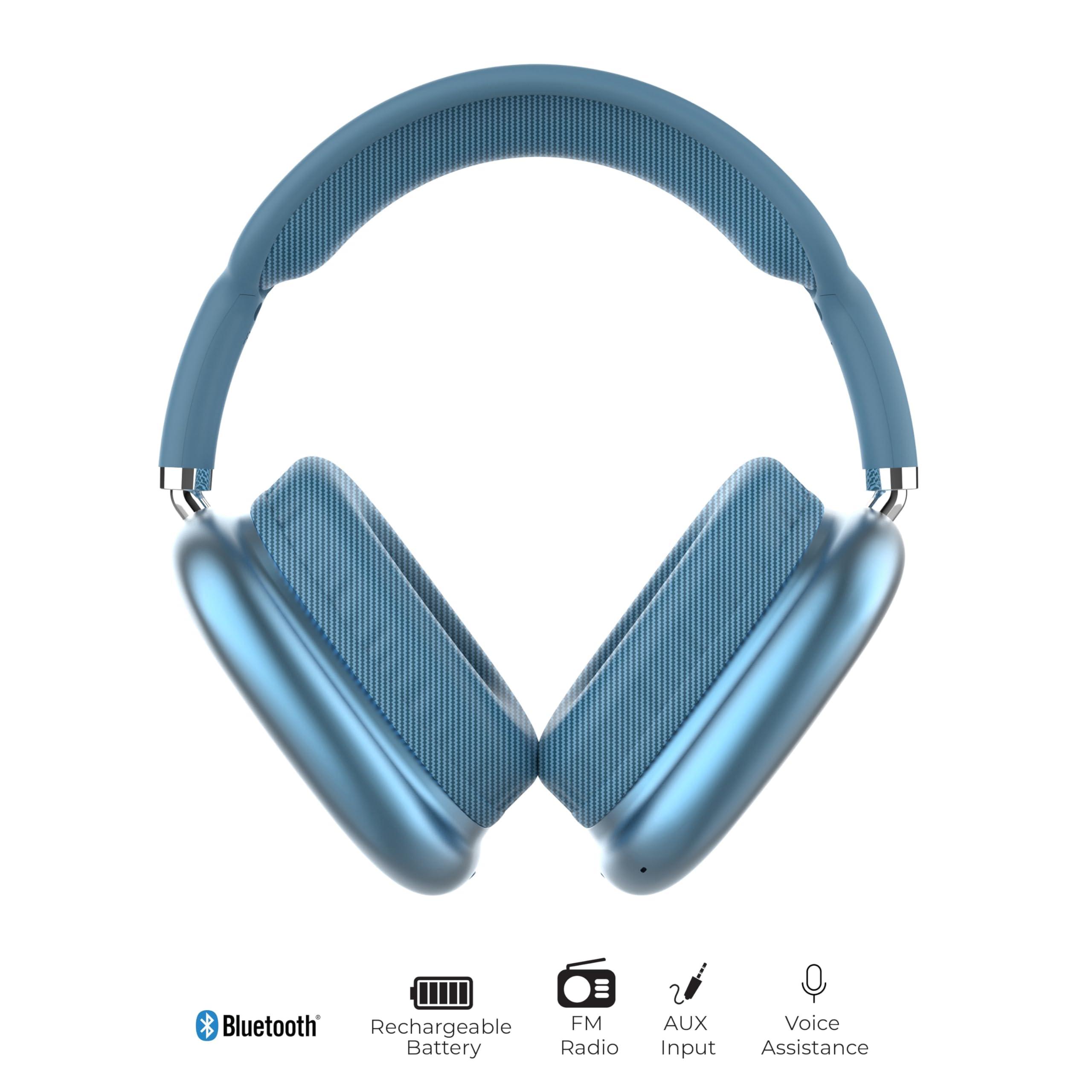 IQ Sound IQ Sound IQ-170BT High Performance Wireless Bluetooth Headphones, 10m Range, FM Radio, Hands-Free Mic, Swivel design, Soft Earpads, 3.5mm AUX Output Compatible with PC and Phones