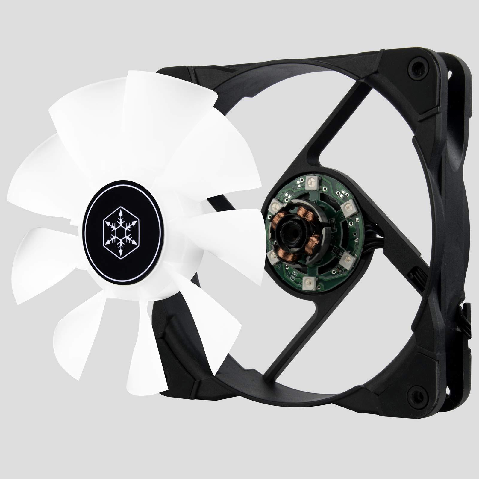 Silver Stone Silverstone [Air Blazer Series] 120i Lite 3-Pack! Beautiful 3 in 1 Addresser Pull RGB Fan SST-AB120I-ARGB-3PK