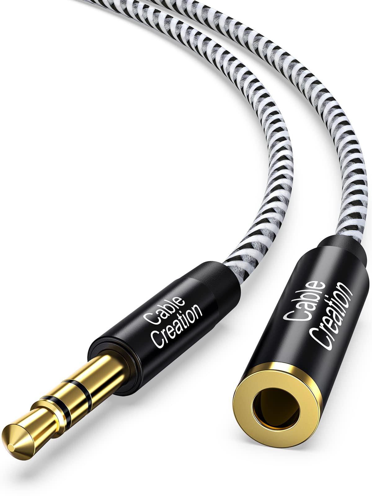 CableCreation CableCreation 3.5mm Headphone Extension Cable Bundle with 3.5 mm Audio Cable