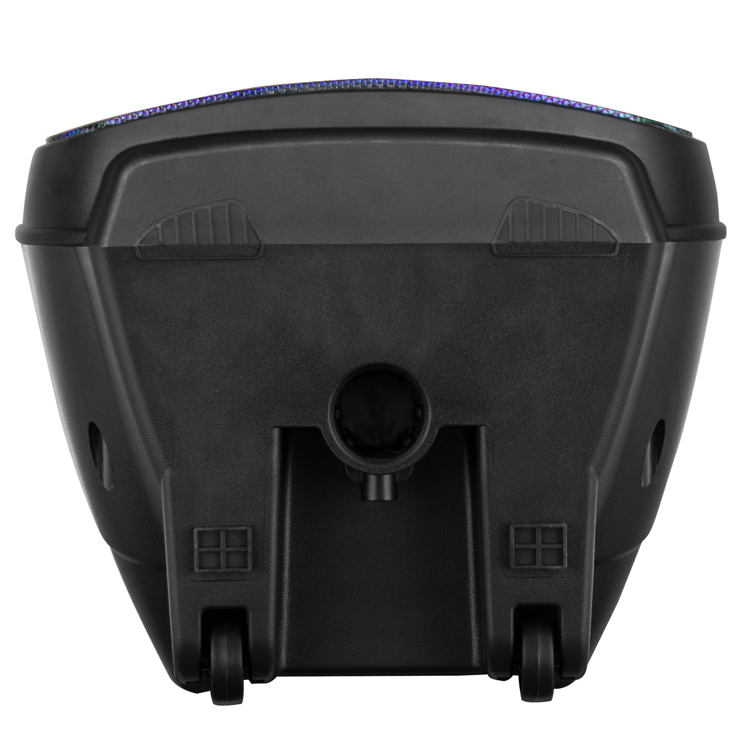 Supersonic IQ Sound IQ-7812DJBT 12-inch Portable Bluetooth Speaker with True Wireless Stereo, LED Light Show, Bluetooth 5.0, Built-in Port, Carry Handle, 40W Power - 12" Woofer, 1.5" Tweeter, 2Hrs Play Time