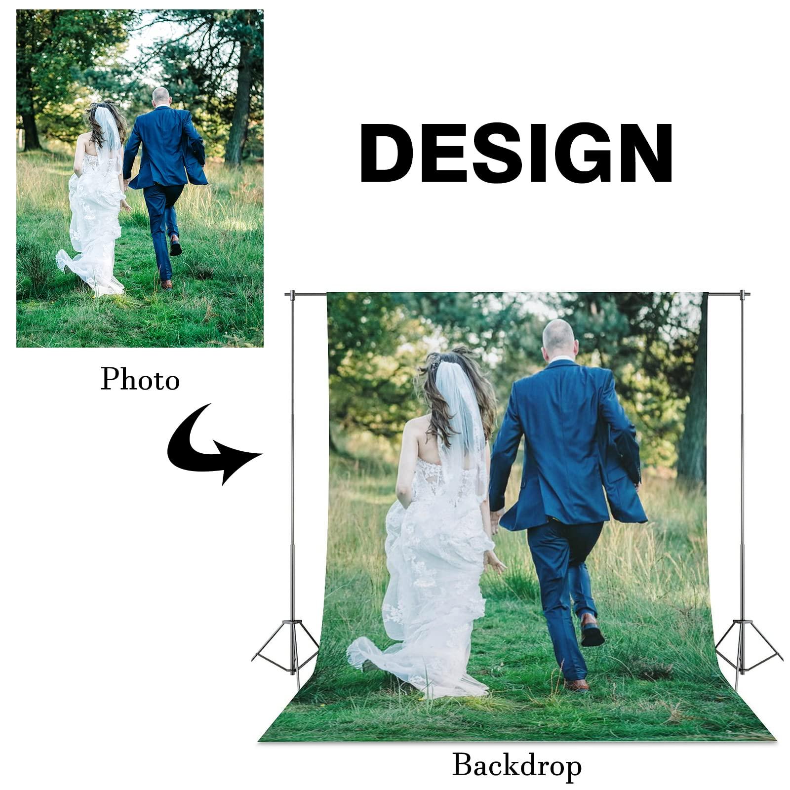 GBVllexuii Custom Photography Cloth Personalized Backdrops Background Picture Logo Text Customized Background Photoshoot Portrait Studio Props 56"98"