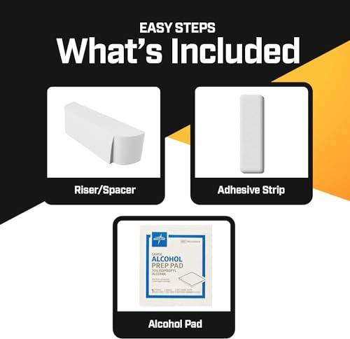 Security Sensor Spacers 2 Pack Sensor Riser for Ring Alarm Contact Sensor Entry Alarm System Self-Adhesive DIY Window & Door Security System Accessories (1-inch)