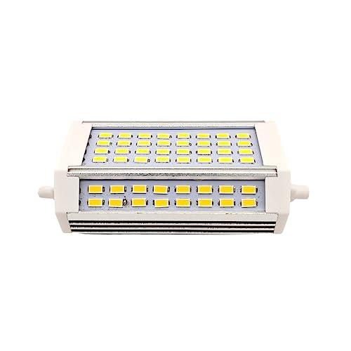 qlee qlee R7S LED J118 118mm Dimmable Bulb 30W Warm Light 3000k AC120V 3000LM Double Ended J LED Floodlight for R7S 200W 300w 400w Halogen Replacement (3000k Warm Light)