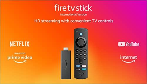 Amazon Fire TV Stick (International Version), HD streaming device, Alexa Voice Remote