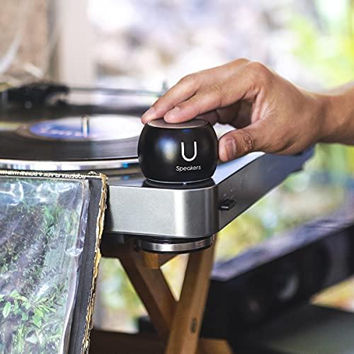 Fashionit Fashionit U Boost Speaker | Stylish Portable Wireless Bluetooth 5.0 with Built-in Subwoofer and Mic | Perfect Mini Speaker for Home, Parties, Travel! Small Device, Rich Sound | Black