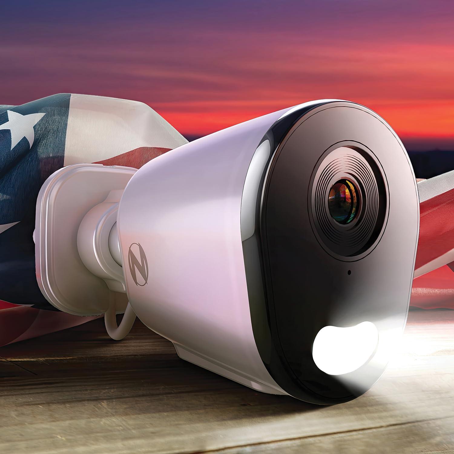 Night Owl Night Owl 10 Channel Bluetooth Video Home Security Camera System with (4) Plug-in Wi-Fi 2K HD Indoor/Outdoor Spotlight Cameras with 2-Way Audio and 1TB Hard Drive (Expandable up to 10 Cameras)