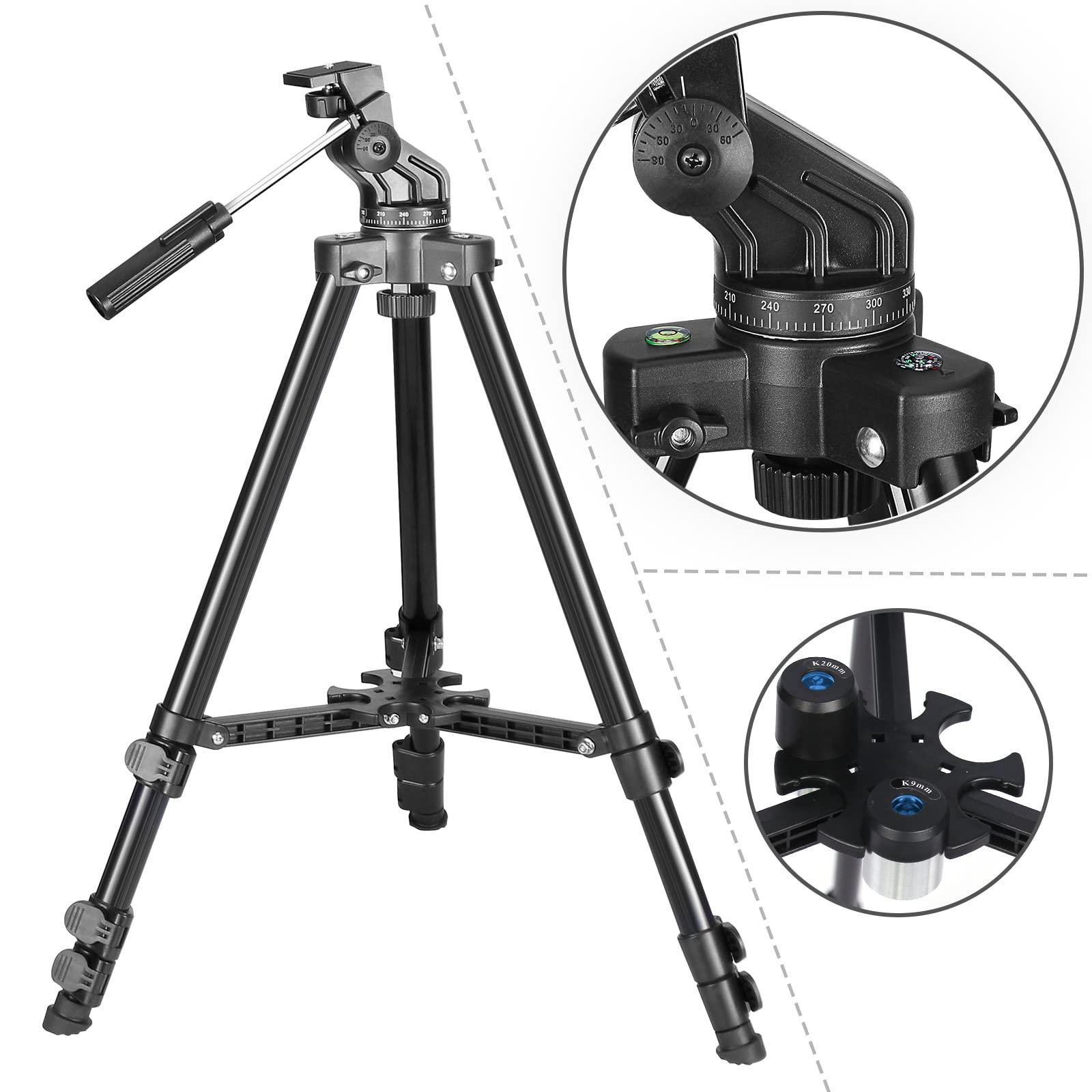 EACONN Telescopes for Adults Astronomy, 80mm Aperture 600mm Refractor Telescope for Kids & Beginners, Compact and Portable Travel Telescopio with Backpack