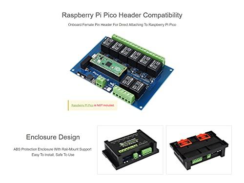 waveshare Waveshare Industrial 8-Channel Relay Module for Raspberry Pi Pico Power Supply Isolation Photocoupler Isolation