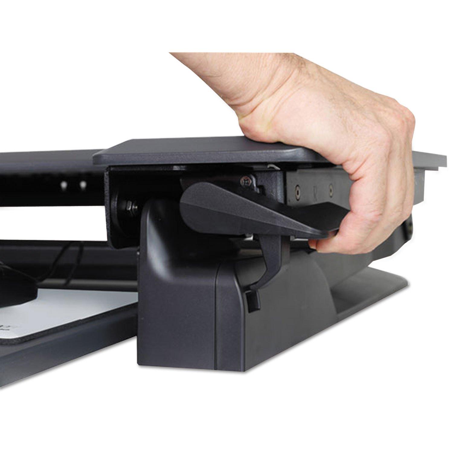 Ergotron Ergotron  USA Assembled WorkFit-TL Standing Desk Converter, Dual Monitor Sit Stand Desk Riser for Tabletops  37.5 Inch Width, Black, TAA Compliant