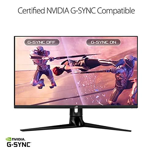 ASUS ASUS ROG Swift PG32UQ 32” 4K HDR 144Hz DSC HDMI 2.1 Gaming Monitor, UHD (3840 x 2160), IPS, 1ms, G-SYNC Compatible, Extreme Low Motion Blur Sync, Eye Care, DisplayPort, USB, DisplayHDR 600