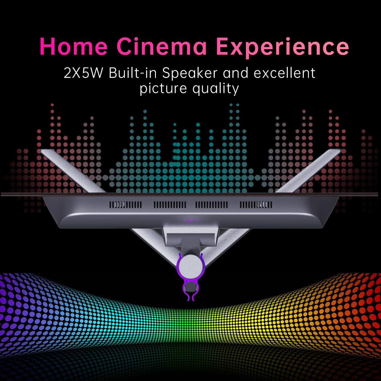 KTC 27 Inch OLED Gaming Monitor, QHD 2560 x 1440, 240Hz, 0.03ms, Type-C 65W, Built-in Speakers, G-SYNC & FreeSync, HDMI2.0, DisplayPort1.4, USB-C 3.0, G27P6S