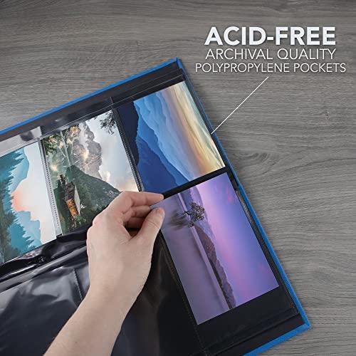 Itoya Itoya ProFolio Deluxe Grey Fabric 3-Up archival Album 240 4x6 Prints Photo album