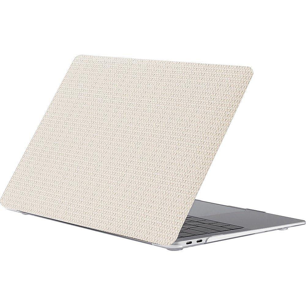 ZERODAMAGE SAHARA CASE SaharaCase - Apple MacBook Air 13" M1 Chip Laptops Woven Laptop Case with Silicone KeyPad Cover Woven Fabric, Snap-On, Anti-Slip Grip (Beige)